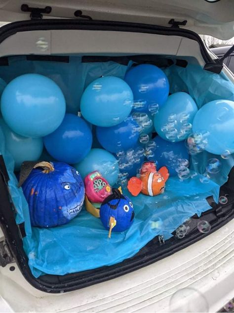 Nemo Trunk Or Treat, Nemo Trunk Or Treat Ideas, Shark Trunk Or Treat Ideas For Cars, Ocean Theme Trunk Or Treat, Scuba Vbs Trunk Or Treat, Finding Nemo Trunk Or Treat Ideas, Ocean Trunk Or Treat Ideas, Finding Nemo Trunk Or Treat, Baby Shark Trunk Or Treat Ideas