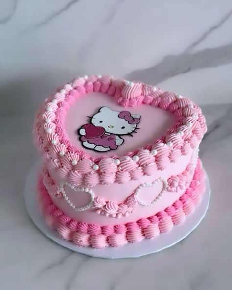 Hello Kitty First Birthday Cake, Mini Hello Kitty Cake, Hello Kitty Sheet Cake Ideas, Birthday Cake Ideas Hello Kitty, Hello Kitty Smash Cake, Hello Kitty Small Cake, Hello Kitty 14th Birthday Cake, Hello Kitty Quinceanera Cake, Small Hello Kitty Cake