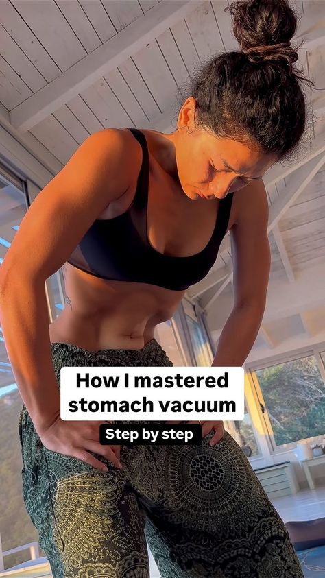 Issy🔹Yoga & movement teacher | I share my step-by-step approach to the Stomach Vacuum, a powerful technique from Nauli Kriya that strengthens your core and improves... | Instagram Stomach Vacuum Tutorial, Vaccum Exercise Tutorial, Stomach Vacuum Exercise, Kneeling Warrior, Nauli Kriya, Mobility Drills, Stomach Vacuum, Hip Flexibility, Middle Splits