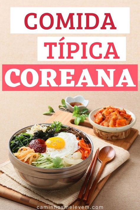 A Coreia do Sul (e a  do Norte também) arrasam quando se trata de comidas típicas. Leia nosso post para saber o que comer em sua viagem (com preços) Study Korean, K Food, Food Tours, Party Inspiration, Korean Food, Kimchi, Travel Food, Love Food, Great Recipes