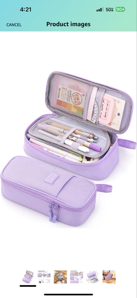 Pen Pencil Case Big Storage Pen Pouch Bag for School Supplies Office College Teen Girls Adults, Purple Purple Pouch Pencil Case For Everyday Use, Purple Pencil Case For Back To School, Cheap Trendy Purple Pencil Case, Purple Pouch Pencil Case For School, Portable Purple Pencil Case For Everyday Use, School Pouch, School Wishlist, Bag For School, Famous Dress