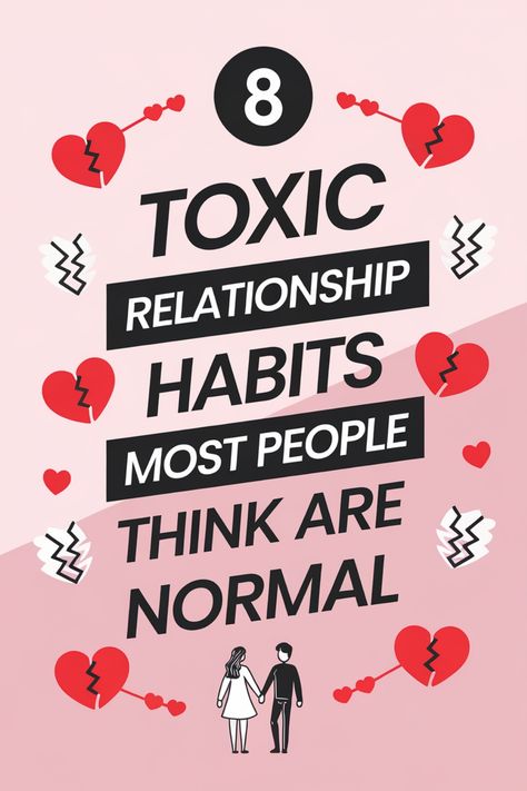 Discover the eye-opening truth about 8 toxic relationship habits that many mistakenly believe are normal. Gain valuable insight into common behaviors that could be harmful to your relationships. Learn how to recognize, address, and break free from these damaging patterns. Take the first step towards healthier connections by understanding the difference between healthy and unhealthy relationship dynamics. Don't let misconceptions dictate your love life - empower yourself with knowledge and make p How To Be Toxic, Relationship Expectations List, Toxic Relationship Aesthetique, Cute Relationship Dynamics, Boring Relationship, Relationship Habits, Boyfriend Quotes Relationships, Toxic Habits, Find A Husband