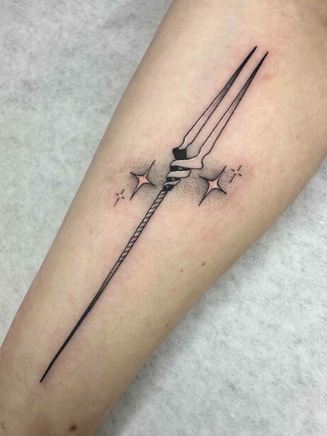 Lance Of Longinus Tattoo, Spear Of Longinus Evangelion, Spear Of Longinus Tattoo, Spear Tattoo, Evangelion Tattoo, Tattoo Reference, God Tattoos, 3 Tattoo, Tattoo Desings