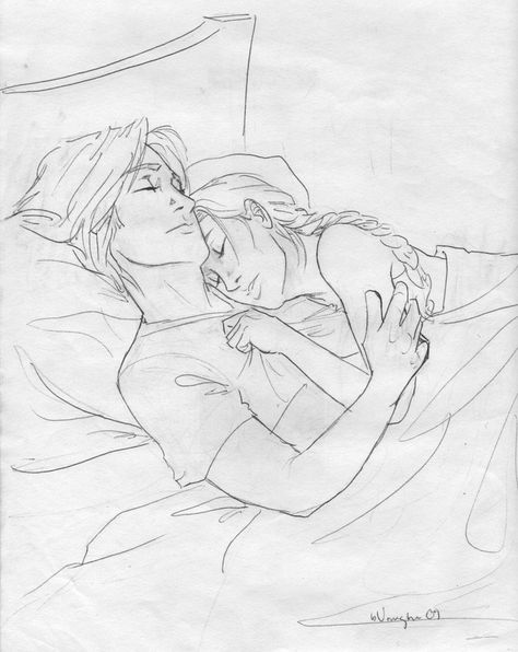 Peeta and Katniss!! By Burdge Bug Burdge Bug, Relationship Drawings, Hunger Games Fan Art, Sleeping Drawing, Couple Sketch, Pencil Sketch Images, Bug Art, Drawing Faces, Bad Dreams