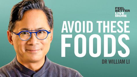 How To Eat To Boost Your Body’s Natural Defences & Avoid The Foods That Weaken Them with Dr William Li - Dr Rangan Chatterjee Eat To Beat Disease, Rangan Chatterjee, Dr William Li, William Li, Research Scientist, Happy Minds, Daily 5, Internal Medicine, Music Logo