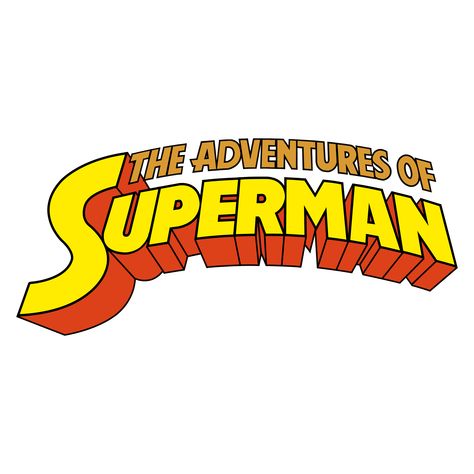 "The Adventures of Superman" recreated with PhotoShop!  #theadventuresofsuperman #advofsuperman #comics #comicbooktitle #comictitle #logos #superman #dc #dccomics #warnerbros #photoshop #photoshopcc Superman Logo Aesthetic, Superman Name, Super Hero Logo, Logo Superman, Superman Wallpaper, Comics Logo, Comic Font, Adventures Of Superman, Superman Art