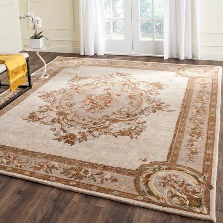 Safavieh Empire Bethanie Traditional Area Rug or Runner, Brown Indoor Carpet, Rug Ivory, Light Grey Area Rug, Carpet Colors, Exquisite Rugs, Traditional Area Rugs, Wool Area Rug, Beige Area Rugs, Rug Pattern