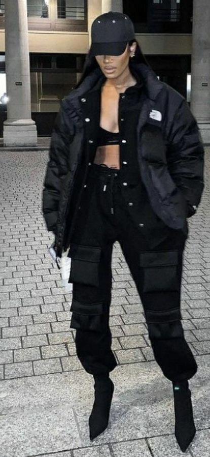 Black Women Autumn, Mode Dope, Looks Hip Hop, Cool Streetwear, Streetwear Outfit Ideas, Outfit Ideas For Women, Mode Casual, Looks Street Style, Looks Black