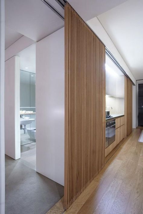 33 DESIGNS FOR INTERIOR SLIDING DOORS - clever, stylish, and right on trend — Gatheraus Wooden Panel Design, Pintu Interior, Home Engineering, Black Interior Doors, Modern Sliding Doors, Colour Hallway, Sliding Door Design, Some Thoughts, Hallway Ideas Entrance Interior Design