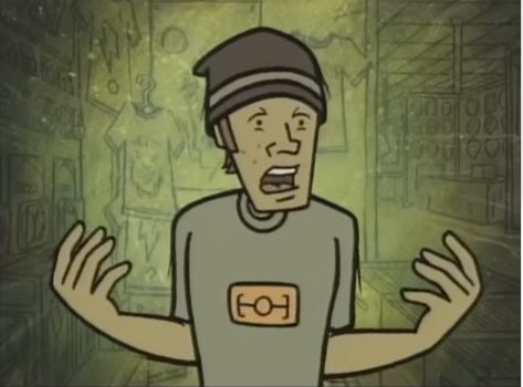 Matt Downtown Mtv, Matt Mtv Downtown, Mtvs Downtown, Downtown Mtv, Aesthetic Animation, Mtv Downtown, Daria Mtv, Mid 90s, Mtv