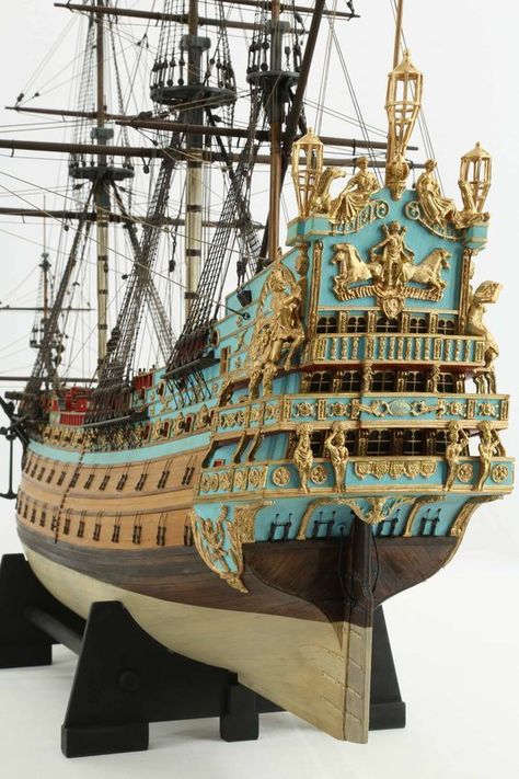 Tall Ship Model, King Louis Xiv, The Sun King, Model Sailing Ships, Sailing Ship Model, Navi A Vela, Scale Model Ships, Sun King, Model Ship Building