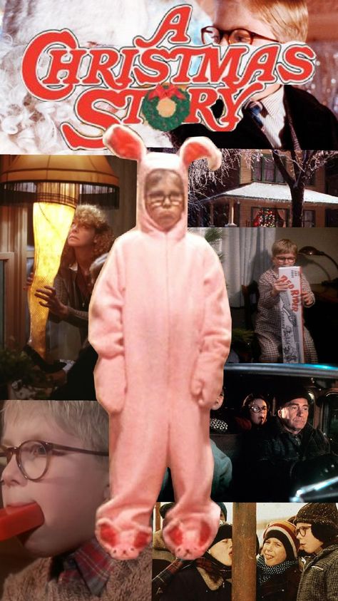 A Christmas Story #Christmas #christmasaesthetic #christmasmovie #achristmasstory Christmas Tv Show Episodes, A Christmas Story Aesthetic, Holiday Movie Characters, Christmas Story Wallpaper, A Christmas Story Decorations, A Christmas Story Christmas, Christmas Tv Shows, Christmas Story Movie, Movie Collage