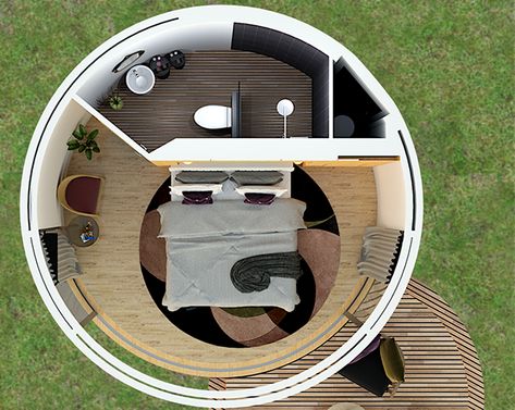 Resort Design Plan, Round House Plans, Casa Hobbit, Silo House, Camping Pod, Garden Pods, Hut House, Geodesic Dome Homes, Pod House