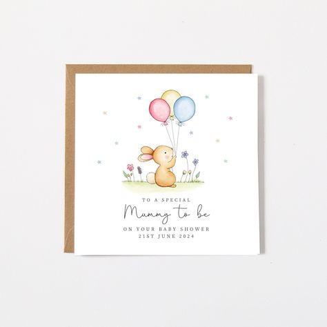 Baby Shower Watercolor Card, Card For New Parents, New Baby Watercolor Card, Pregnant Card, Water Colour New Baby Cards, Packaging Cards, Mummy To Be, Pregnancy Congratulations Card, Pregnancy Congratulations