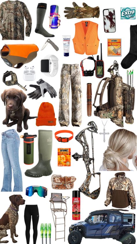 Hunting Outfit, Camo, Hunting, Collage, Boots