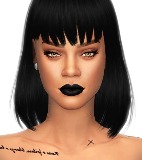 Throwback to a 2016 Sim of @badgalriri I made 😻 - It's a bit old but if you're interested in downloading her, I gather up some links and… Sims 4 Rihanna, Sims 4 Celebrities, Sims 4 Tumblr, Tattoos Sims 4, Sims 4 Celebrity, Rihanna Art, Rihanna Tattoo, Sims 4 Toddler Clothes, Baby Boy Booties