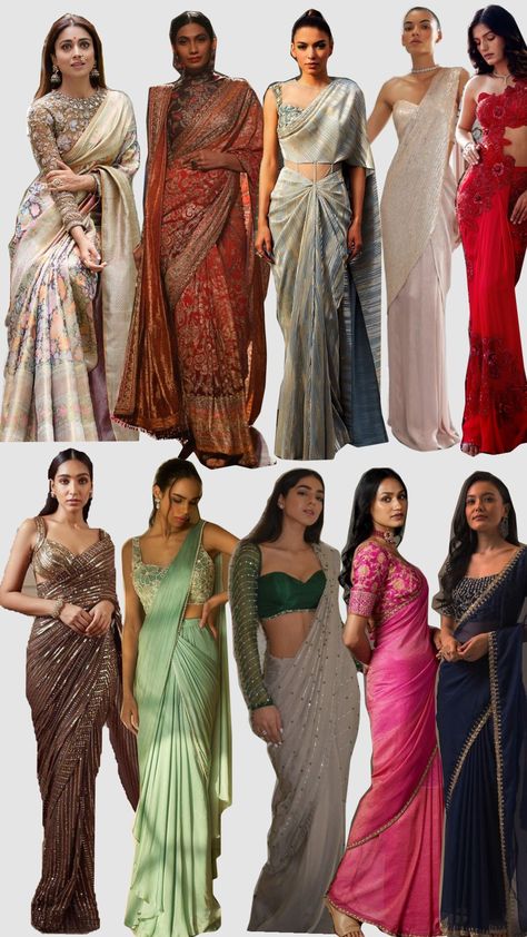 ✨️Indian Saree Inspo✨️ Types Of Indian Dresses Names, Types Of Indian Dresses, Types Of Sarees Names, Sarees Names, Dresses Names, Sabyasachi Mukherji, Dramatic Romantic, Romantic Classic, True Winter