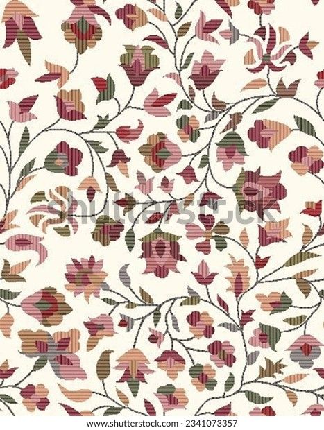 Kani Print, Paisley Art, Abstract Pattern Design, Textile Prints Design, Flower Pattern Design, Hand Work Embroidery, Decorative Pattern, Flower Art Images, Digital Print Fabric