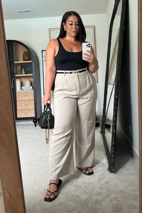 Small Mid Size Fashion, Casual Outfit Plus Size Summer, Elegant Summer Outfits Plus Size, Different Styles Fashion Plus Size, Summer Clothes For Plus Size Women, Petite Mid Size Summer Outfits, Plus Size Work Summer Outfits, Plus Size Style Summer, Mid Size Middle Age Fashion