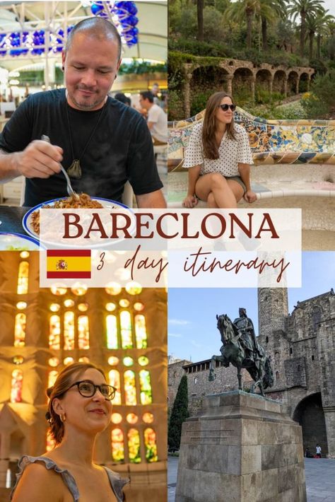 Barcelona Spain Itinerary, Where To Stay In Barcelona, Spain Itinerary, Mediterranean Cruise, Day By Day, Barcelona Spain, Spain Travel, Travel Itinerary, The Top