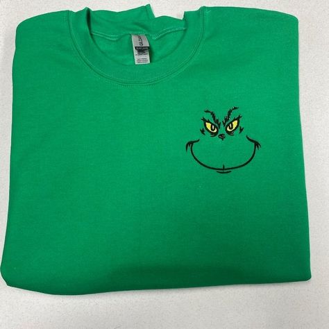 Grinch face embroidery design, Christmas embroidery, Machine embroidery file ❤ . Shop link 👉 in bio . #Holidays #cap #grinchmas #Christmasfrock #grinch #grinchface #Christmasembroidery #machineembroidery #etsysellersofinstagram #etsylisting #etsybestsellers #etsyshopping #modernembroidery #dmcembroidery #dmcthreads #embroiderydesign #embroiderylove #embroiderywork #embroiderypattern #instaembroidery Grinch Embroidery Design, Grinch Embroidery, Grinch Hand, Etsy Best Sellers, Face Embroidery, Grinch Face, Modern Embroidery, Design Christmas, Christmas Embroidery