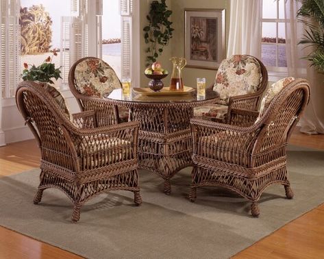 Wayfair Dining Table, Breakfast Nook Dining Set, Nook Dining Set, Dining Room Furniture Sets, Wicker Dining Set, Cane Furniture, Solid Wood Dining Set, Dining Table Set, Wicker Furniture