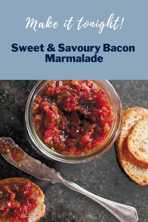 Bacon Onion Marmalade Recipe, Bacon Marmalade Recipe, Pork Appetizers, Bacon Marmalade, Sandwiches And Wraps, Marmalade Recipe, Bacon Appetizers, Grilled Meats, Bacon Jam