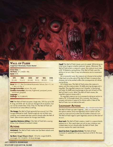 Terraria Dnd 5e, Dnd Body Horror, Dnd Revenant, Dnd Undead Monsters, Dnd Homebrew Monsters, Dnd Underdark, Dnd Horror, Dnd Monster, Dungeons And Dragons Rules