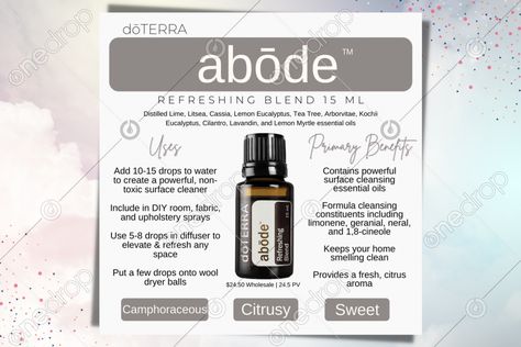 Abode Doterra, Lemon Myrtle Essential Oil, Lemon Eucalyptus, Doterra Wellness Advocate, Lemon Myrtle, Content Calendars, Oil Uses, Essential Oil Uses, Surface Cleaner