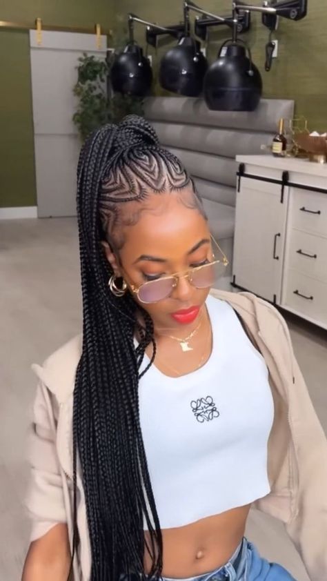 Fulani Hairstyles Braids, Hair Styles For Females, Fulani Braids With Locs, Womens Braids Hairstyles, Braided Styles With Natural Hair, Fulani Braids Updo Hairstyles, Cute Braid Designs, Black Woman Braid Styles, Haïr Style For Men