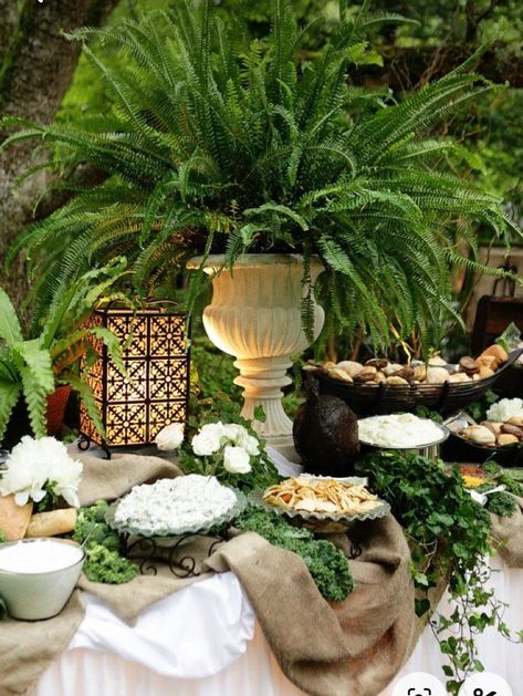 Wedding Buffet Setup Ideas, Buffet Tablescapes, Wedding Buffet Table, Buffet Set Up, Catering Table, Buffet Table Decor, Buffet Decor, Catering Display, Tafel Decor