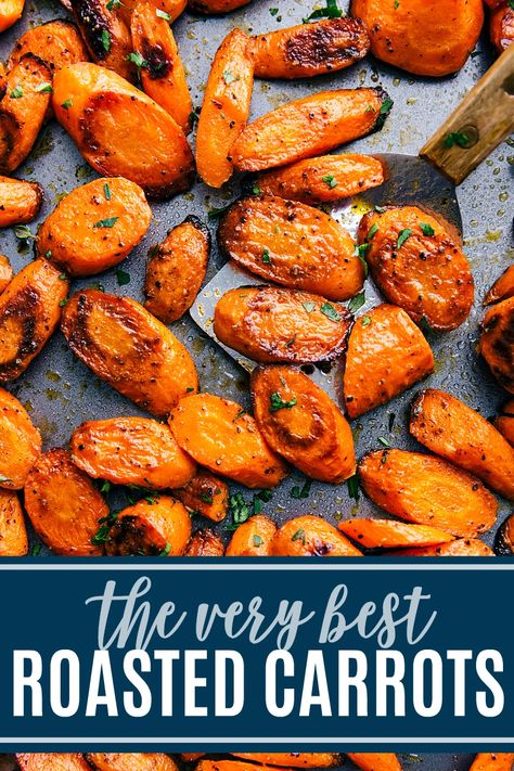 Best Roasted Carrots, Roasted Carrots Recipe, Savory Recipe, Chelsea's Messy Apron, Carrots Recipe, Gaps Diet, Cooked Carrots, Dinner Side Dishes, Carrot Recipes