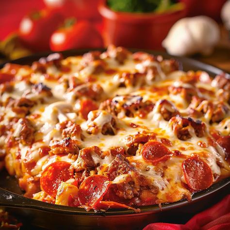 How to Make a Delicious Meat Lovers Pizza Casserole Meatlovers Pizza Recipe, 3 Meat Pizza Casserole, Pizza Casserole Recipe, Meat Lovers Pizza Casserole, Meat Lover Pizza, Meat Lover Pizza Casserole, Meat Lovers Pizza Dip, Oven Baked Ribs, Meat Lovers Pizza