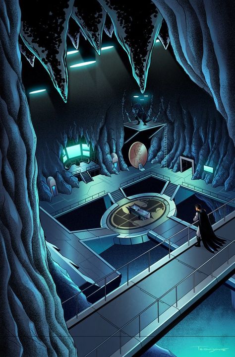 Batman Tiktok, Batman Cave, Superhero Painting, Batman Batcave, The Batcave, Dc And Marvel, Wayne Manor, Batman Concept, Batman Film