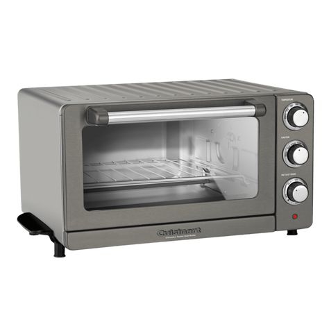 Cuisinart Convection Toaster Oven Broiler - Black Stainless Cuisinart Toaster Oven, Cuisinart Toaster, Modern Cooking, Convection Toaster Oven, Countertop Oven, Oven Canning, Convection Oven, Toaster Oven, Small Kitchen Appliances