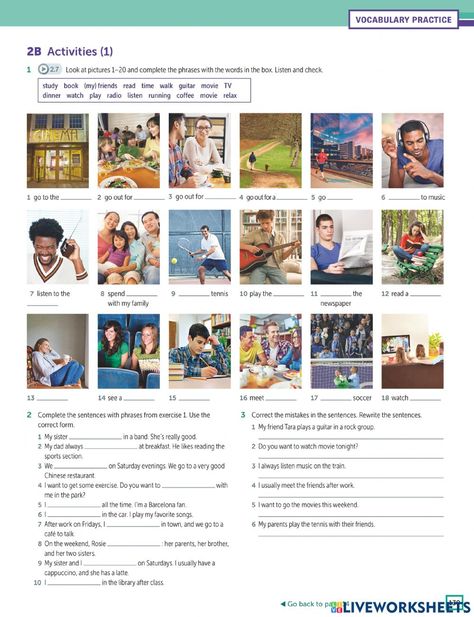 Speaking Worksheet, School Vocabulary, Esl Learning, Word Skills, Vocabulary Exercises, English Lesson Plans, Esl Vocabulary, English Articles, Bilingual Classroom