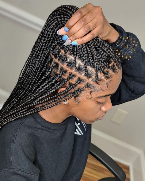 Long Strands Micro Braids Micro Braids Styles, Braids Styling, Small Box Braids, Hair Braiding Styles, African Hair Braiding, African Hair Braiding Styles, Hairstyles Pictures, Braiding Styles, Box Braids Hairstyles For Black Women