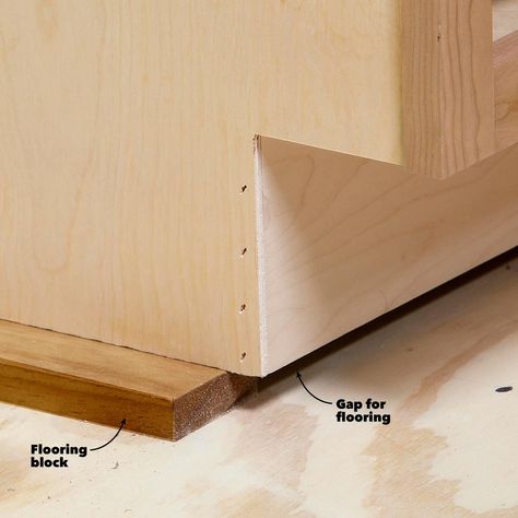 How to Install Cabinets Like a Pro — The Family Handyman Cabinets Installation Tools, Cabinet Installation Diy, How To Install Kitchen Island, Kitchen Cabinet Plans, Installing Kitchen Cabinets, Traditional Kitchen Cabinets, Cabinet Installation, Building Kitchen Cabinets, Diy Cabinet Doors