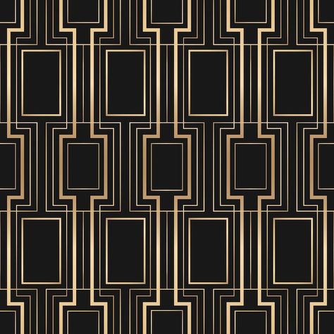 Art Deco Wall Design, Art Deco Pattern Geometric, Art Deco Pattern Design, Art Deco Texture, Art Deco Vector, Gold Art Deco Pattern, Art Deco Geometric Patterns, Art Deco Design Graphics, Art Deco Lines