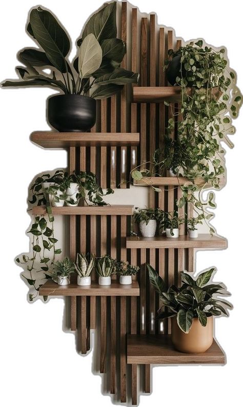 Living Room Plants Decor, Indoor Plant Wall, Room Green, Spa Room, Spring Landscape, Spacious Kitchens, Plant Shelves, Home Trends, Decor Idea