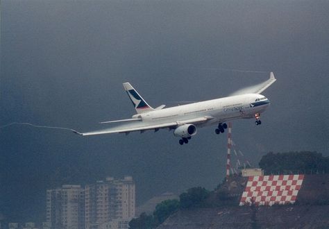 Airbus A330-342 - Cathay Pacific Airways Kai Tak Airport, Goodyear Blimp, Plane Photography, Air China, Cargo Aircraft, Airline Logo, Aircraft Interiors, Aircraft Painting, Air Photo