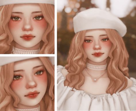 she is so cute and pretty, love the makeup look Sims 4 Maxis Makeup Cc, Sims 4 Beret Maxis Match, Sims 4 Cc Choker Maxis Match, Sims 4 Mods Maxis Match Hair, Mod The Sims 4 Maxis Match Hair, Beret Sims 4 Cc, Cute Maxis Match Cc, Sims 4 Make Up Maxis Match, Sims 4 Maxis Match Makeup Cc