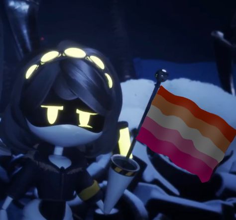 Serial Designation V Lesbian Flag Murderdrones flag pride flag LGBTQ+ pride month Eddsworld Tord, Flag Pride, Lgbtq Funny, Arte 8 Bits, Drone Images, Lesbian Flag, Fnaf Comics, Drone Photos, Creative Drawing