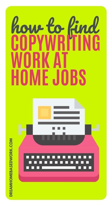 If you have a flair for writing and can write convincingly you might have a natural talent to land a remote copywriting job. Check these 8 places for copywriting work at home jobs! #workathome #writer #jobs Typing Jobs From Home, Home Based Work, Amazon Work From Home, Work At Home Jobs, Job Chart, At Home Jobs, Typing Jobs, Writing Groups, Online Writing Jobs