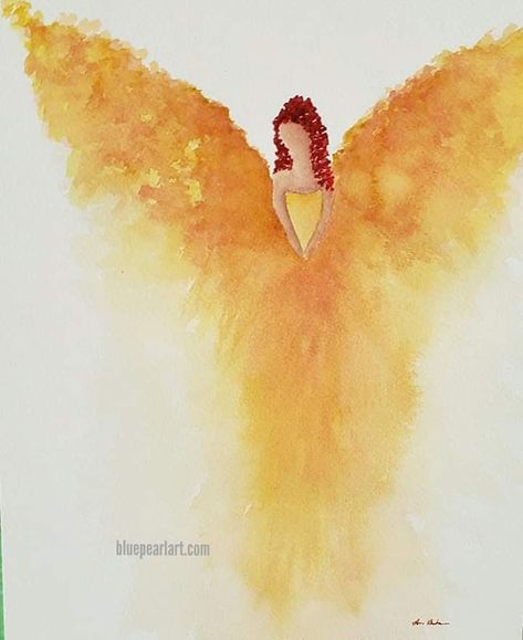 Watercolor Angels Watercolour, Christmas Angel Watercolor Paintings, Angel Watercolor Paintings, Angels Watercolor, Watercolor Angels, Angel Watercolor, Angels Art, Watercolor Angel, The Art Sherpa