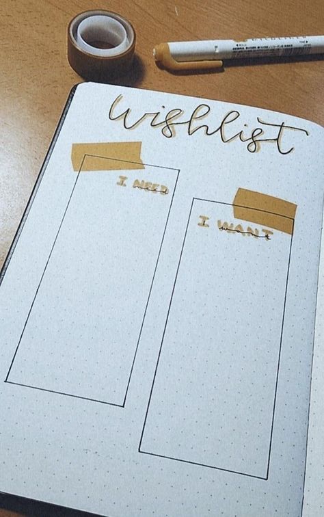 Aesthetic Wishlist Template, Journal Ideas Wishlist, Bulett Journal Page Ideas Aesthetic, Bullet Journal Wishlist Ideas, Journal Wishlist Ideas, Wishlist Ideas Aesthetic Journal, Idee Bullet Journal Aesthetic, Book Wishlist Template, Boulet Journal Ideas Pages Aesthetic