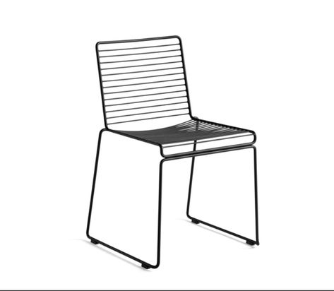 Hay Hee Chair, Hay Hee Dining Chair, Contemporary Garden Furniture, Contemporary Outdoor Furniture, Modern Outdoor Spaces, Hay Design, Contemporary Chairs, Steel Chair, Modern Outdoor Furniture