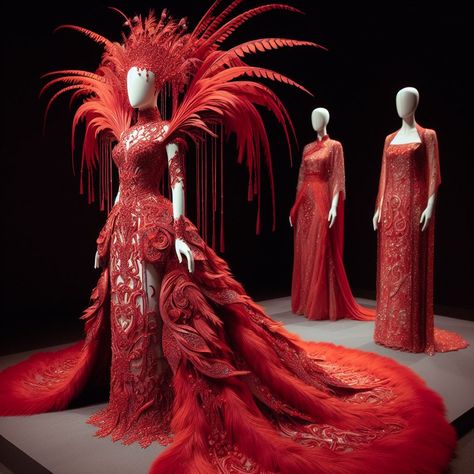 Feathery Outfit, Mythical Fashion, Mcqueen Couture, Drag Dresses, Prom Themes, Barcelona Fashion, Bird Dress, Feather Tops, Body Adornment