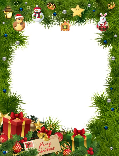 Free Christmas Borders, Xmas Frames, Christmas Picture Frames, Christmas Photo Frame, Frame Christmas, Christmas Frame, Christmas Layouts, Christmas Flyer, Christmas Border