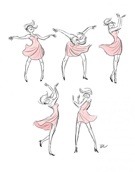 Let’s Dance Dancing Poses Drawing, Dancing Drawing, Dancer Drawing, Movement Drawing, Dancing Poses, Gesture Drawing Poses, Dancing Pose, Cartoon Drawings Disney, Cartoon Drawings Of Animals